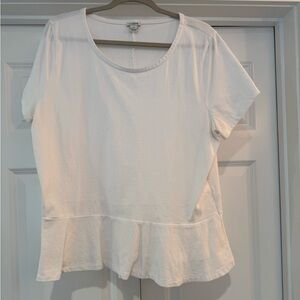 JCrew Peplum top
